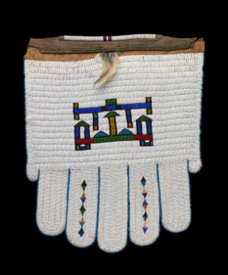 Beaded apron with goat tail (mapoto)