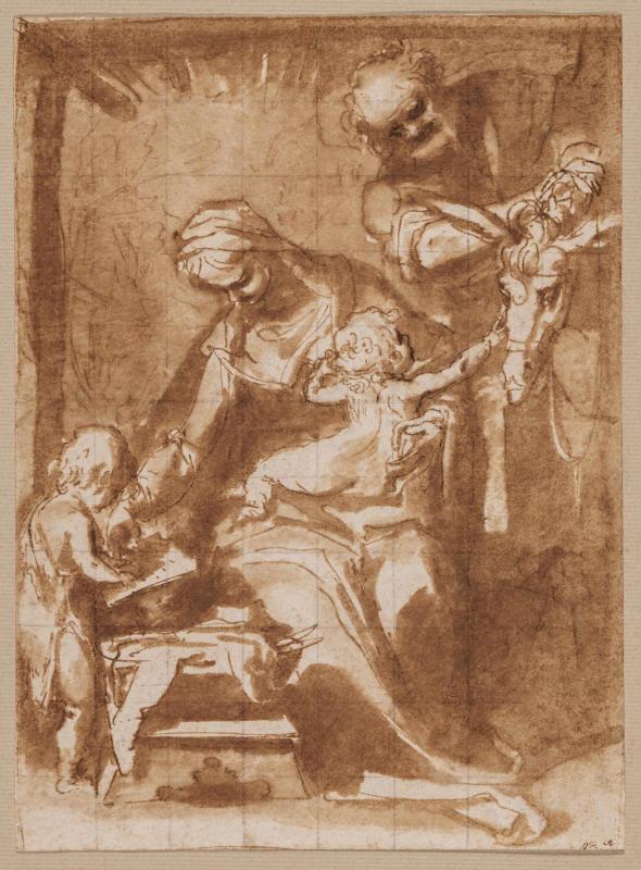 Holy Family with Saint John the Baptist