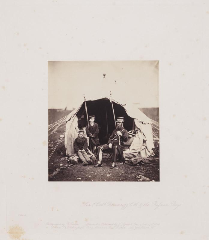 Colonel Brownrigg and two Russian boys, Alma and Inkerman