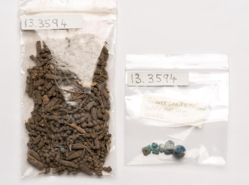 Beads from paddle doll wig