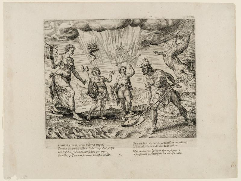 The Lord Endowing the Diligent Worker with Food and Clothing