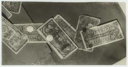 Advertising image (Czech currency and coins)