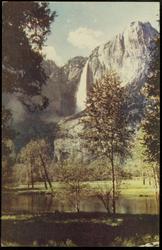 Yosemite Falls in Yosemite Valley, California.