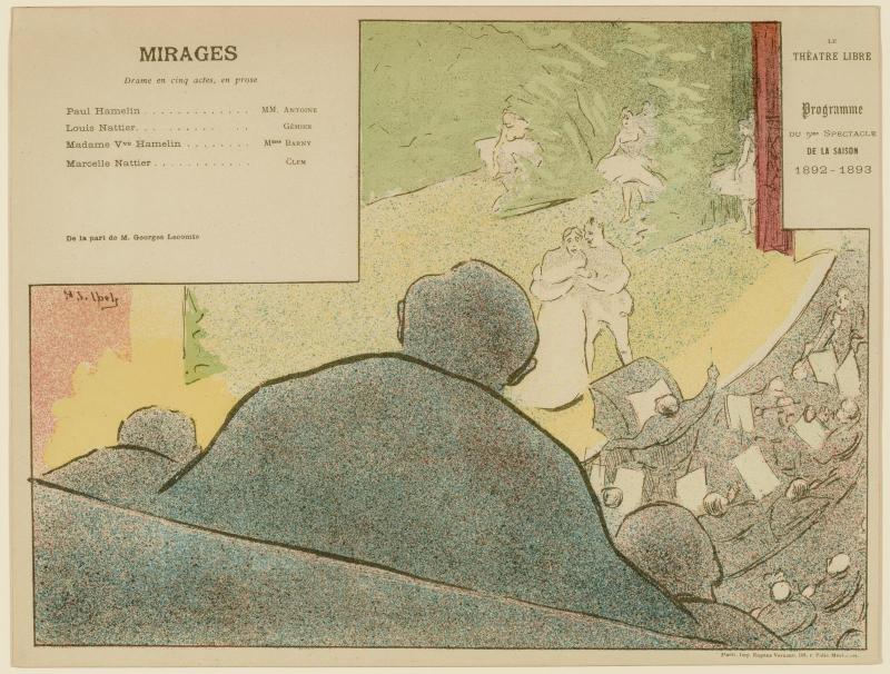 "Mirages," drame en cinq actes de Georges Lecomte, 27 mars 1893