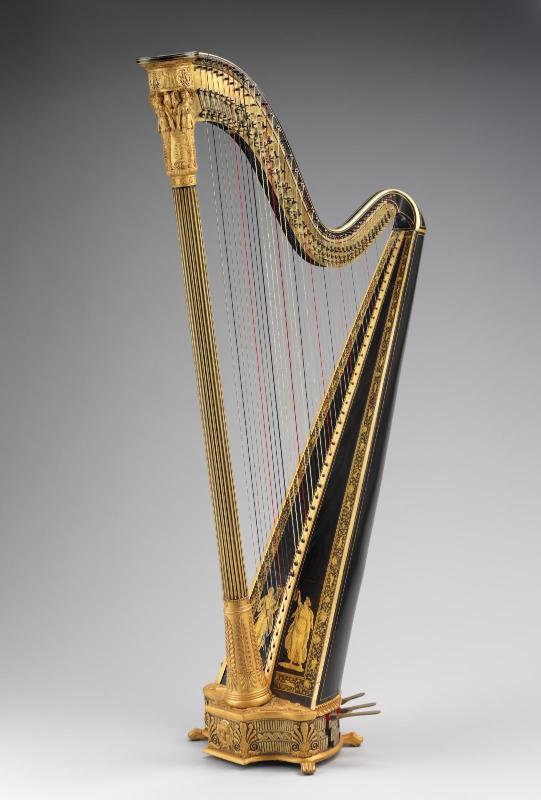 Pedal harp