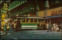 CABLE CAR TURNTABLE AT MARKET STREET, SAN FRANCISCO