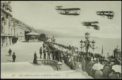 247 LES AÉROPLANES A MONTE-CARLO. -LL.
