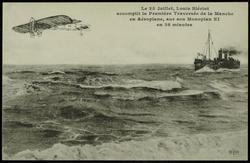 Le 25 Juillet, Louis Biériot accomplit la Première Traversée de la Manche en Aéroplane, sur son Monoplan XI en 38 minutes