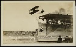Taking Off from Flying Dock of Airplane Carrier.