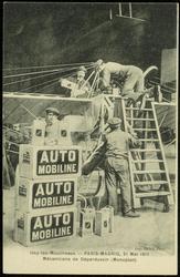 Issy-les-Moulineaux - PARIS-MADRID, 21 Mai 1911 Mécaniciens de Déperdussin (Monoplan)