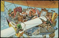 Messenger Boy und Möbel-Transport.