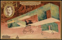BIPLAN DELAGRANGE EXPERIENCES D'AVIATION ROME 1908