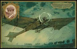EXPERIENCES D'AVIATION D'HUBERT LATHAM MOURMELON-LE-GRAND JUIN 1909