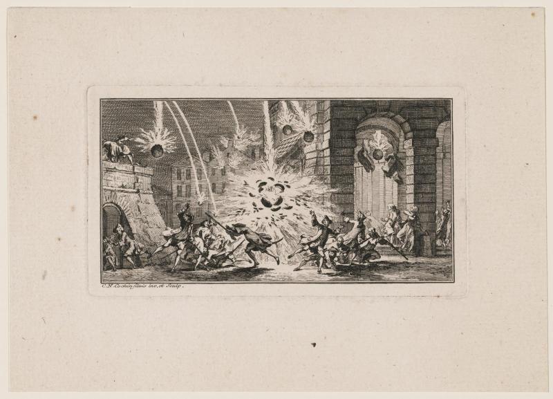 Street Scene with Explosion