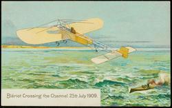 Blériot Crossing the Channel 25th July 1909.