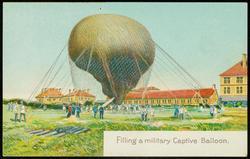 Filling a military Captive Balloon.