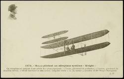 1273. - ROLLS pilotant un aéroplane système "Wright"
