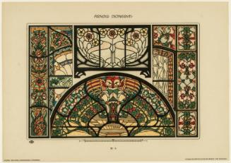 Plate B5, Vorbilder für Kunstverglasungen im Stile der Neuzeit, Zweite Serie