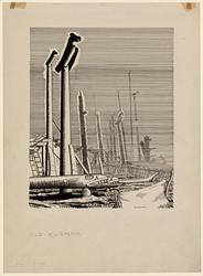 Old Khrana, study for "Lonely Sentinels" print