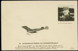 60. Le Lieutenant Maillols, sur monoplan Nieuport