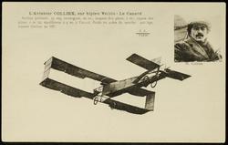 L'Aviateur COLLIEX, sur biplan Voisin: Le Canard
