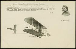 Biplan Astra Wright, piloté par Contenet