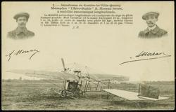 Aérodrome de Combs-la-Ville-Quincy Monoplan "l'Aero-Stable" A. Moreau fréres, à stabilité automatique longitudinale.