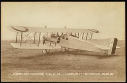 AÉROPLANE CAUDRON Type C-33 - LANDAULET "MONSIEUR-MADAME"
