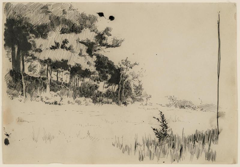 Landscape (Meadow -- Trees Left)