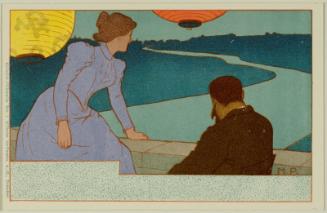 Couple overlooking a river