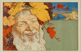 Old man with a botanical crown