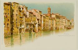 Firenze, Case di S. Jacopo, sull' Arno