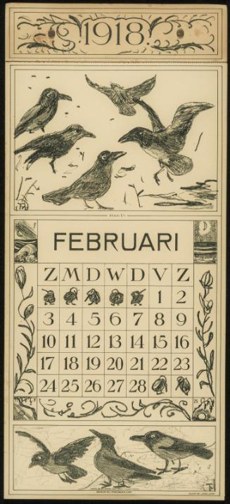 Calendar for 1918