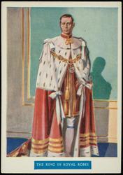 THE KING IN ROYAL ROBES

