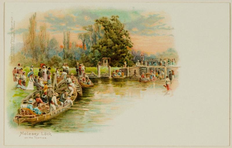 Molesey Lock on the Thames