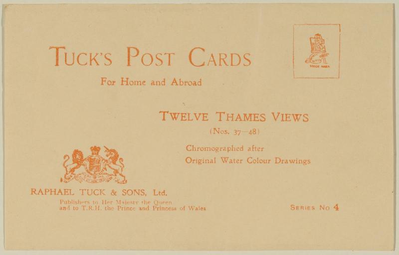Envelope for Twelve Thames Views, Series No. 4