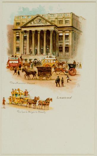 London. The Mansion House; The Lord Mayor's Coach