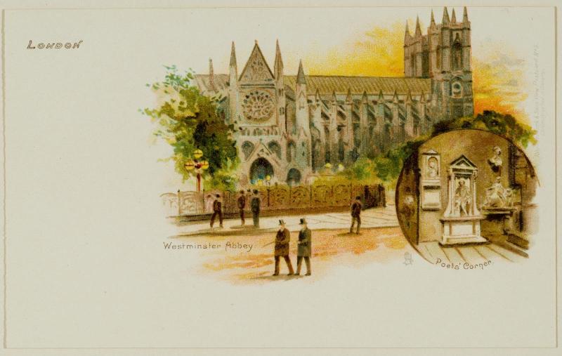 London. Westminister Abbey; Poets' Corner