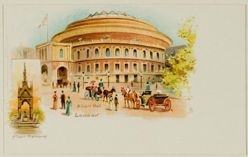 London. Albert Hall; Albert Memorial