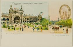 Palais de Fils et Tissus; Avenue de Suffren la Grande Roue de Paris