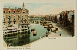 Binnenamstel en Hotel de l'Europe Amsterdam