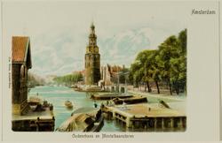Amsterdam Oudeschans en montelbaanstoren