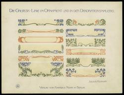 Plate 8, Die Grotesklinie und ihre Spiegelvariation im modernen Ornament und in der Dekorationsmalerei