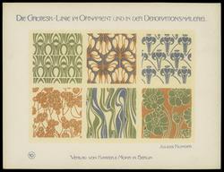 Plate 10, Die Grotesklinie und ihre Spiegelvariation im modernen Ornament und in der Dekorationsmalerei