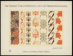 Plate 13, Die Grotesklinie und ihre Spiegelvariation im modernen Ornament und in der Dekorationsmalerei