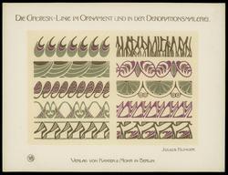 Plate 18, Die Grotesklinie und ihre Spiegelvariation im modernen Ornament und in der Dekorationsmalerei