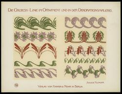 Plate 19, Die Grotesklinie und ihre Spiegelvariation im modernen Ornament und in der Dekorationsmalerei