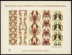 Plate 21, Die Grotesklinie und ihre Spiegelvariation im modernen Ornament und in der Dekorationsmalerei