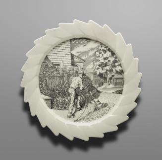 The Autobiography of a Garden on Twelve Engraved Plates: September, Mowing