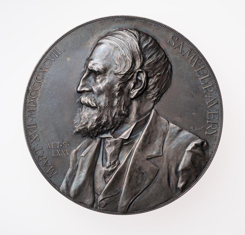 Samuel Putnam Avery Seventy-Fifth Birthday Medal